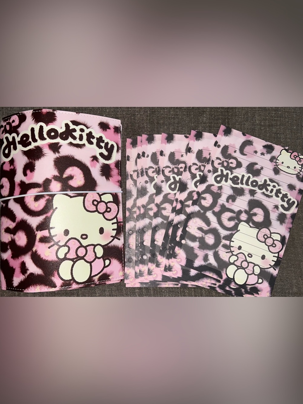 Hello Kitty A5 soft Binder with Paper